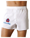 I Love BBQ Boxer Shorts-Boxer Shorts-TooLoud-White-Small-Davson Sales