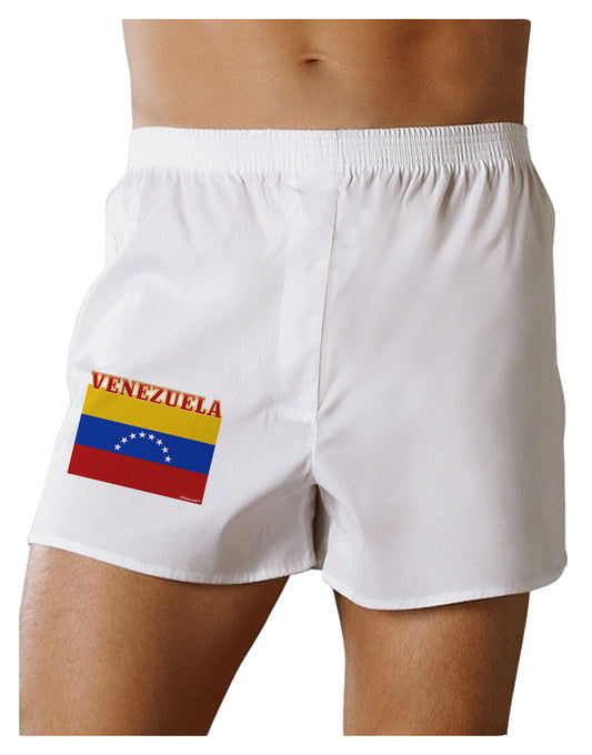 Venezuela Flag Boxer Shorts-Boxer Shorts-TooLoud-White-Small-Davson Sales