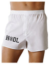 HODL Bitcoin Boxers Shorts White 2XL Tooloud