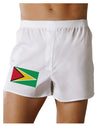 TooLoud Guyana Flag Boxers Shorts-Mens Boxers-TooLoud-White-Small-Davson Sales