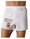 Eggnog Me Boxers Shorts-Mens Boxers-TooLoud-White-Small-Davson Sales