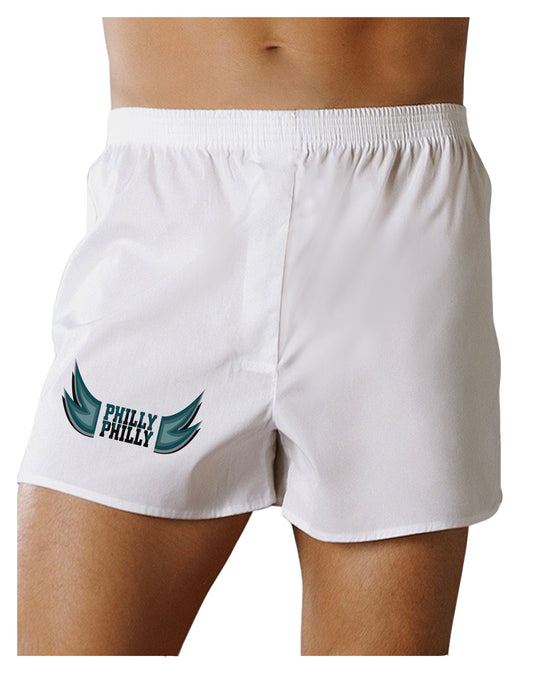 Philly Philly Funny Beer Drinking Boxers Shorts by TooLoud-Boxer Shorts-TooLoud-White-Small-Davson Sales