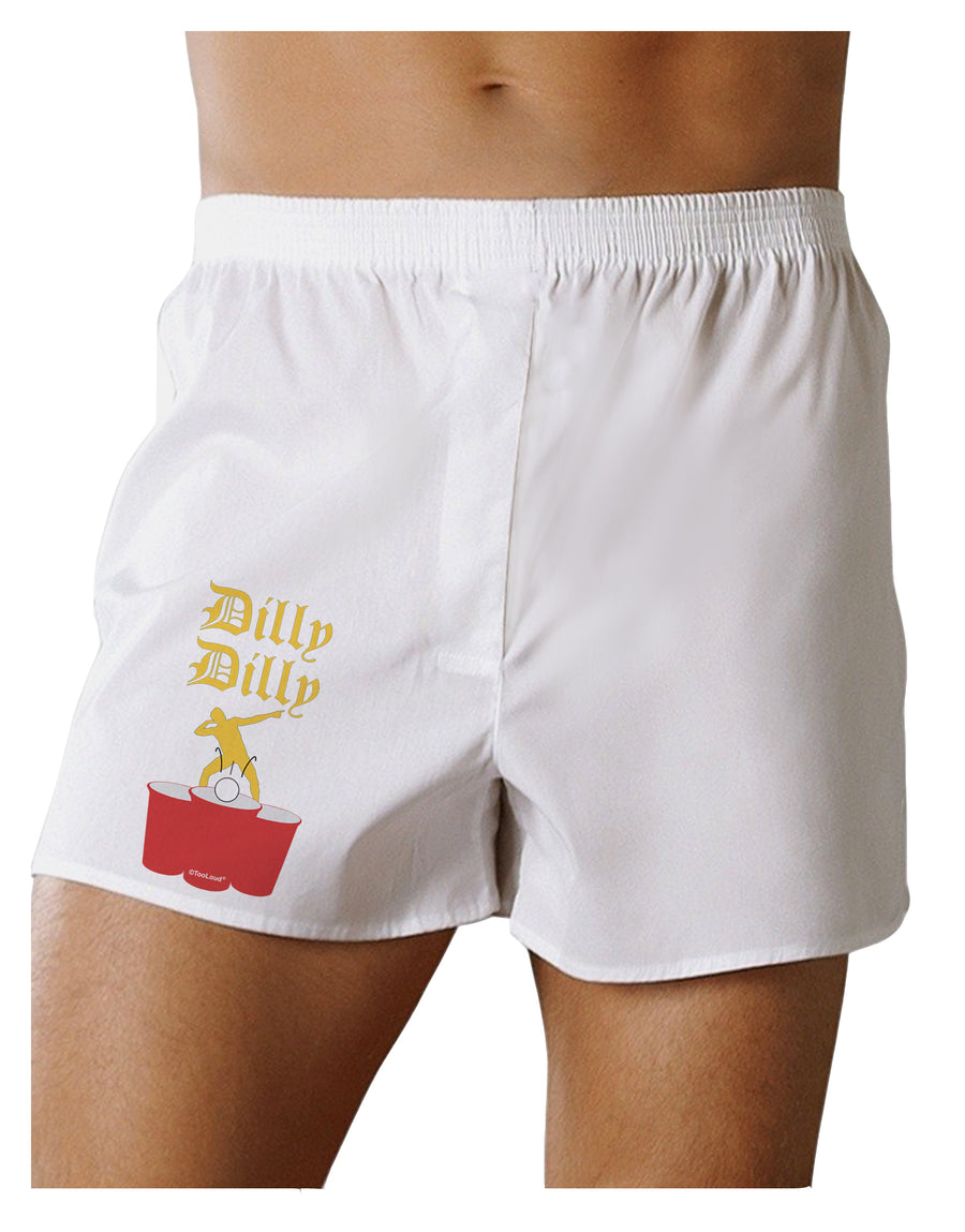 Dilly Dilly Funny Beer Boxers Shorts by TooLoud-Boxer Shorts-TooLoud-White-Small-Davson Sales