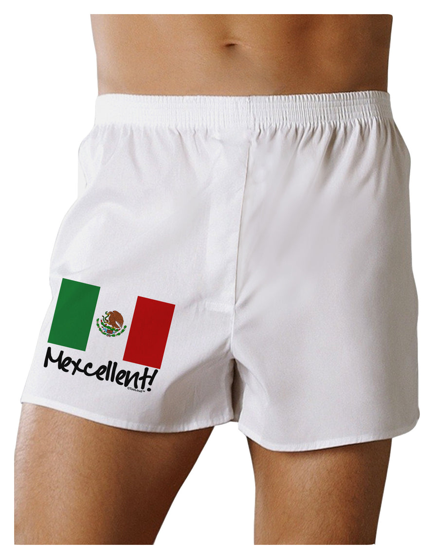 Mexcellent - Mexican Flag Boxer Shorts-Boxer Shorts-TooLoud-White-Small-Davson Sales