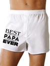 Best Papa Ever Boxer Shorts-Boxer Shorts-TooLoud-White-Small-Davson Sales