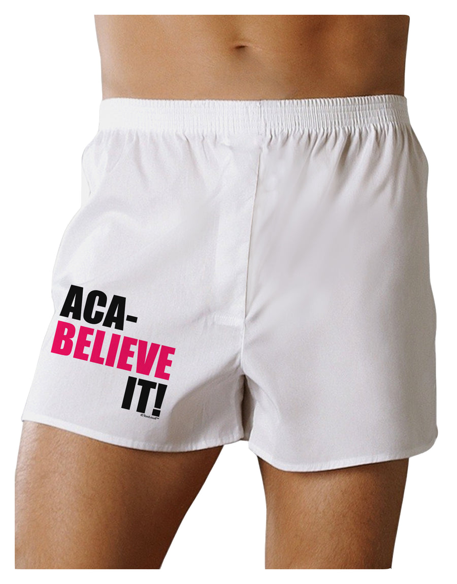 Aca Believe It Boxer Shorts-Boxer Shorts-TooLoud-White-Small-Davson Sales