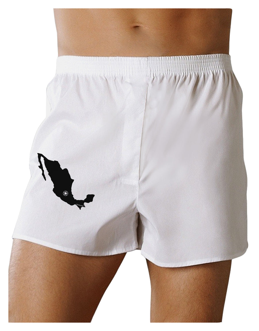 Mexico - Mexico City Star Boxer Shorts-Boxer Shorts-TooLoud-White-Small-Davson Sales