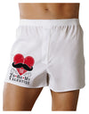 I Mustache You To Be My Valentine Boxer Shorts-Boxer Shorts-TooLoud-White-Small-Davson Sales