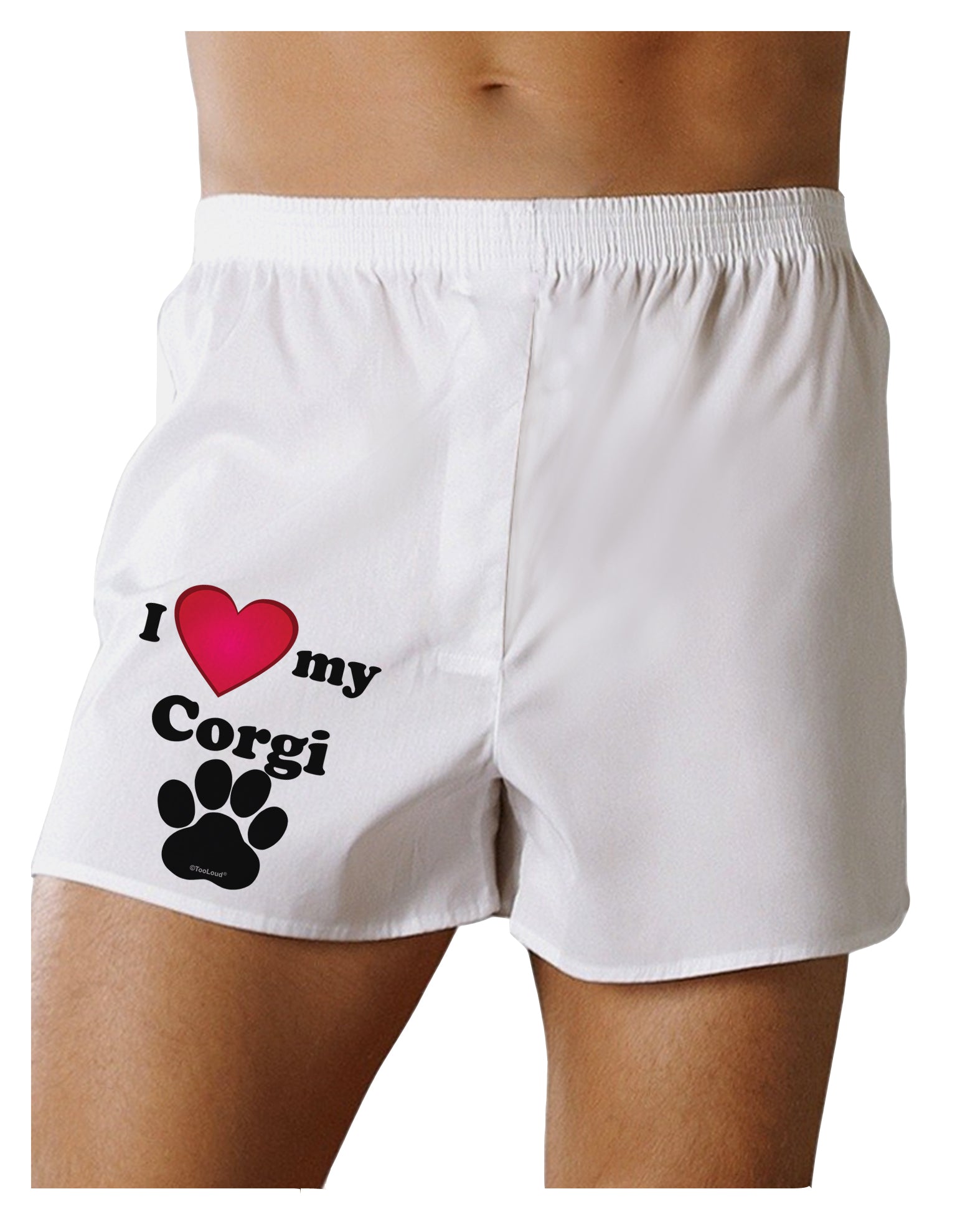 I Heart My Corgi Boxers Shorts by TooLoud - Davson Sales