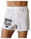 A Woman With Chickens Boxer Shorts-Boxer Shorts-TooLoud-White-Small-Davson Sales