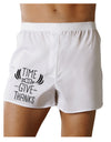Time to Give Thanks Boxers Shorts-Mens Boxers-TooLoud-White-Small-Davson Sales