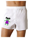 Zombie Girl Halloween Boxer Shorts-Boxer Shorts-TooLoud-White-Small-Davson Sales