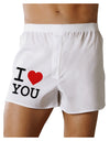 I Heart You Boxer Shorts-Boxer Shorts-TooLoud-White-Small-Davson Sales