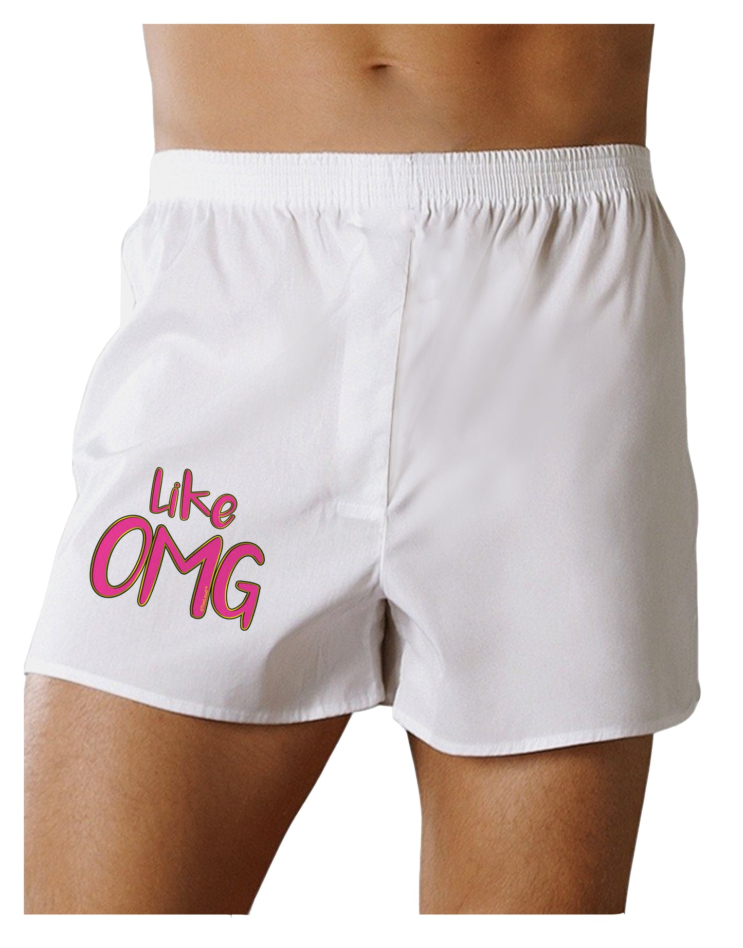 Like OMG Boxer Shorts by TooLoud-Boxer Shorts-TooLoud-White-Small-Davson Sales