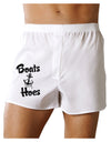 Boats and Hoes Boxers Shorts-Boxer Shorts-TooLoud-White-Small-Davson Sales