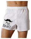 Mr Right Boxer Shorts-Boxer Shorts-TooLoud-White-Small-Davson Sales