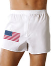 American Flag Boxer Shorts-Boxer Shorts-TooLoud-White-Small-Davson Sales