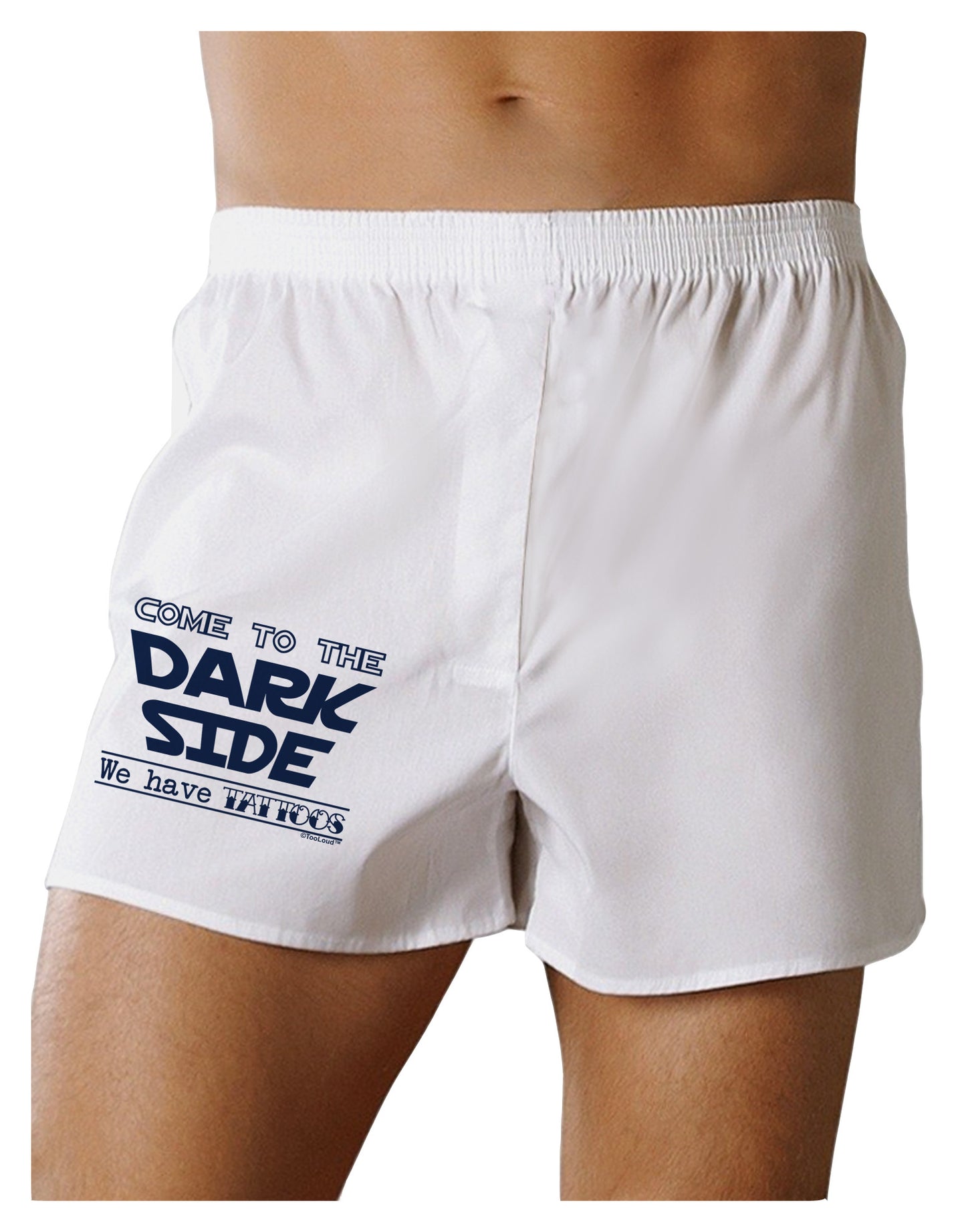 Come To The Dark Side - Tattoos Boxer Shorts by-Boxer Shorts-TooLoud-White-Small-Davson Sales