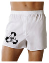 Recycle Biohazard Sign Black and White Boxers Shorts by TooLoud-Boxer Shorts-TooLoud-White-Small-Davson Sales