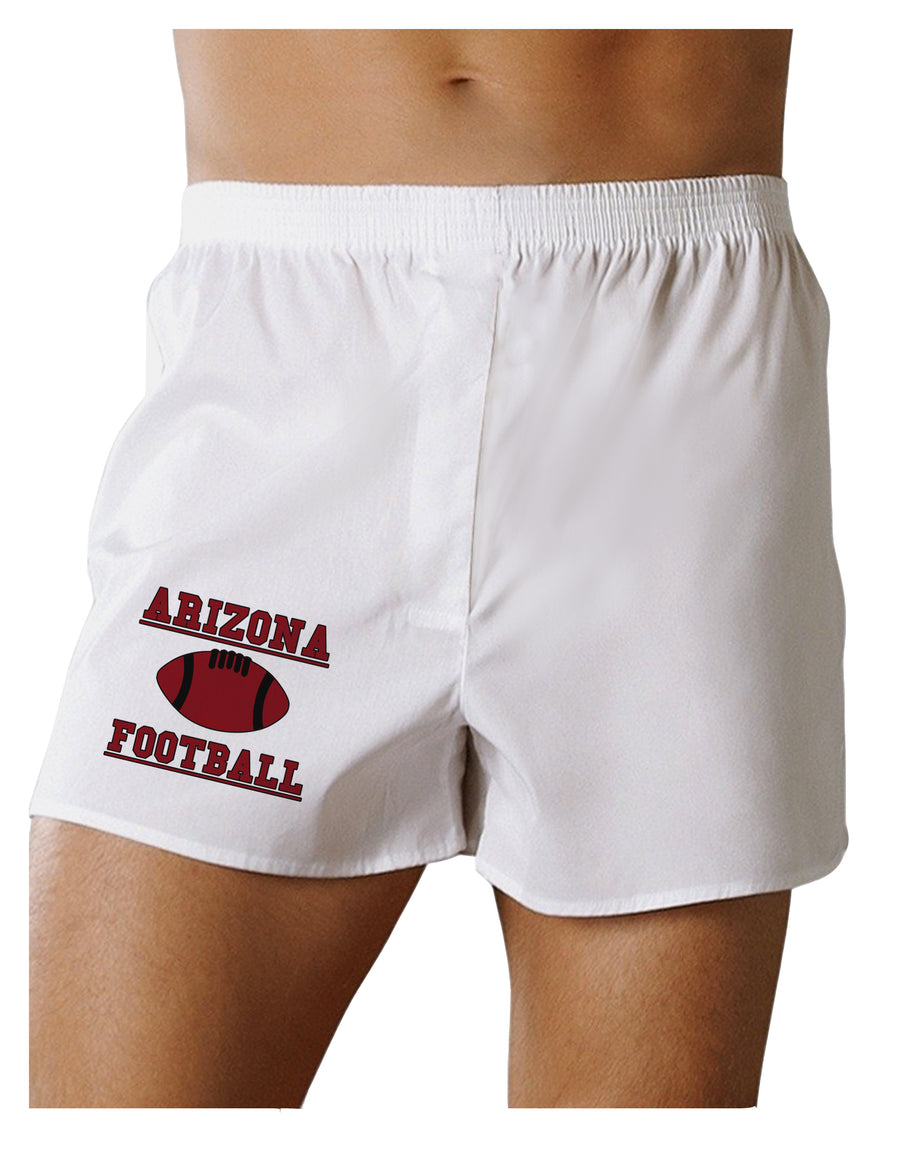 Arizona Football Boxers Shorts by TooLoud-Boxer Shorts-TooLoud-White-Small-Davson Sales