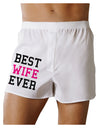 Best Wife Ever Boxer Shorts-Boxer Shorts-TooLoud-White-Small-Davson Sales