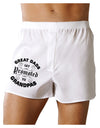 Great Dads get Promoted to Grandpas Boxers Shorts-TooLoud-White-Small-Davson Sales