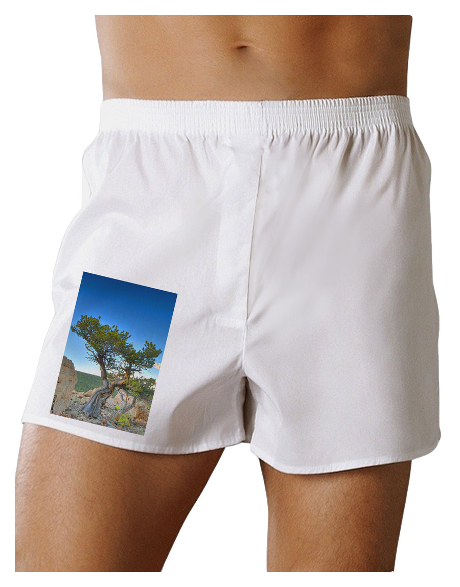 Colorado Landscape Tree Boxer Shorts-Boxer Shorts-TooLoud-White-Small-Davson Sales