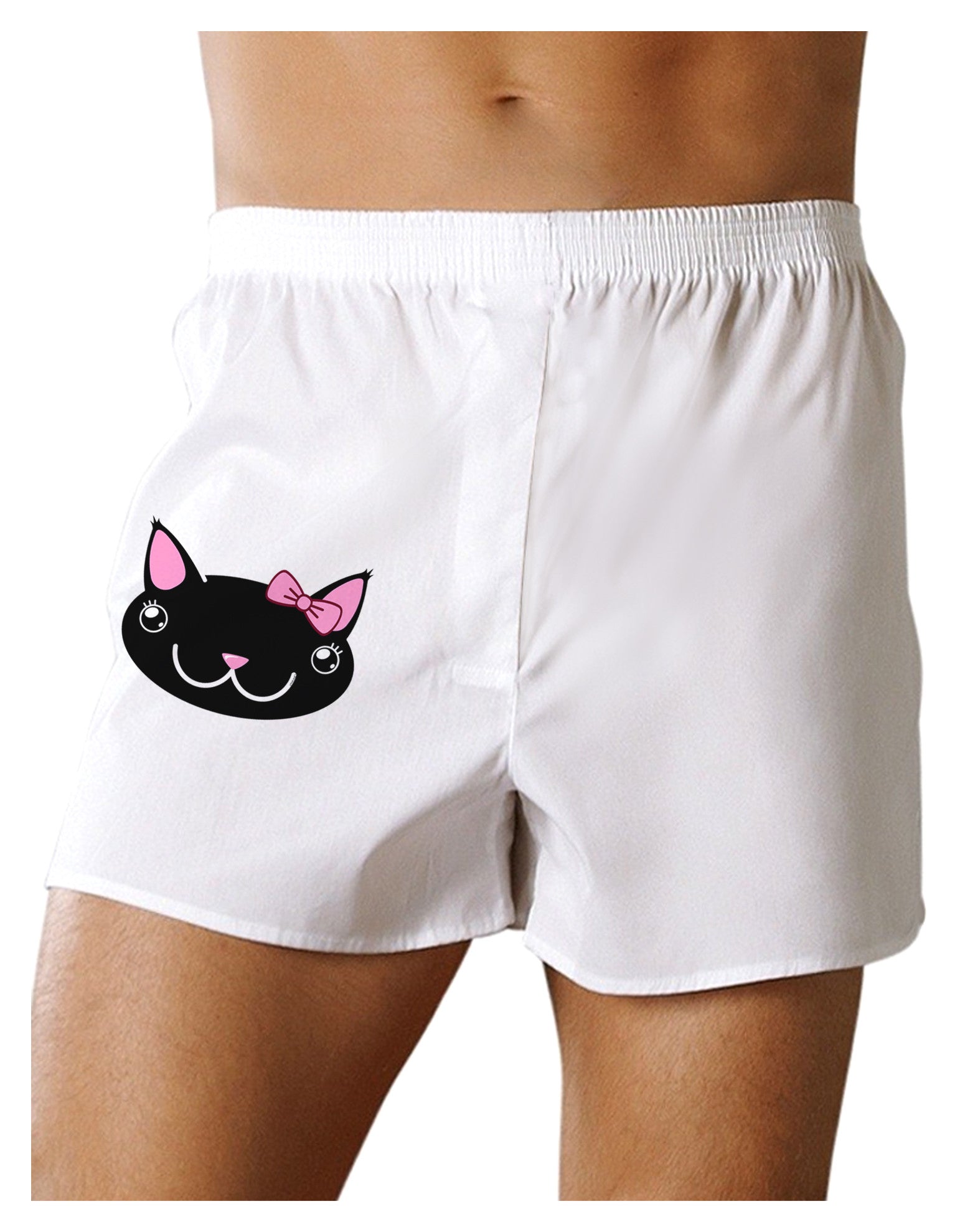 Kyu-T Head - Night Kawaia the Cute Girl Critter Boxer Shorts-Boxer Shorts-TooLoud-White-Small-Davson Sales