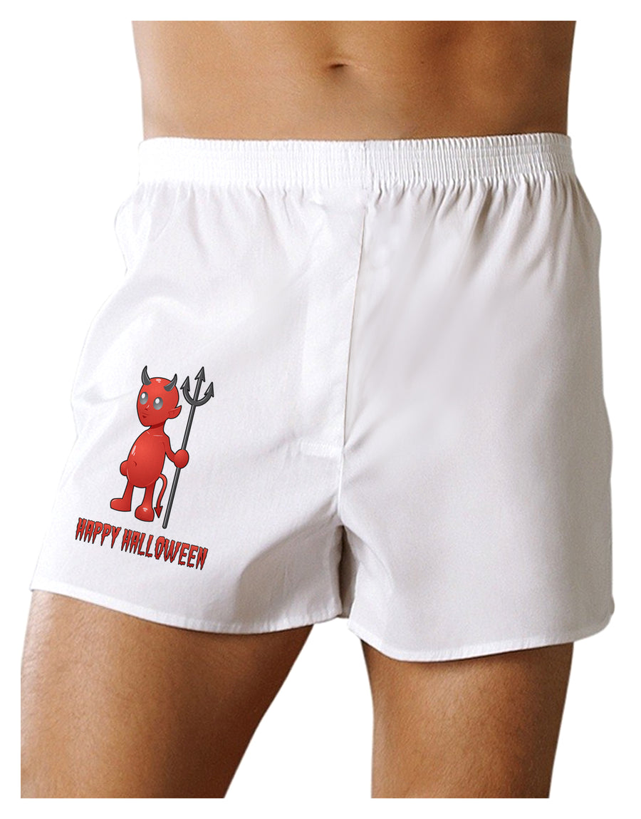 Cute Devil - Happy Halloween Design Boxers Shorts-Boxer Shorts-TooLoud-White-Small-Davson Sales