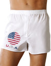 American Flag Scribble Boxer Shorts-Boxer Shorts-TooLoud-White-Small-Davson Sales