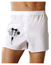 Skeleton Tuxedo Halloween Boxer Shorts-Boxer Shorts-TooLoud-White-Small-Davson Sales