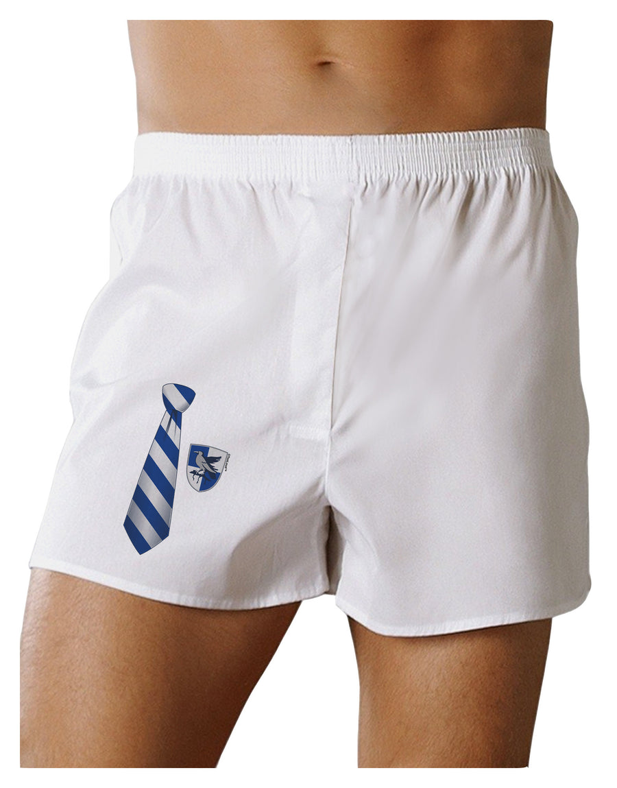 Wizard Tie Blue and Silver Boxer Shorts-Boxer Shorts-TooLoud-White-Small-Davson Sales