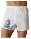 Unicorn Attitude Boxers Shorts White 2XL Tooloud