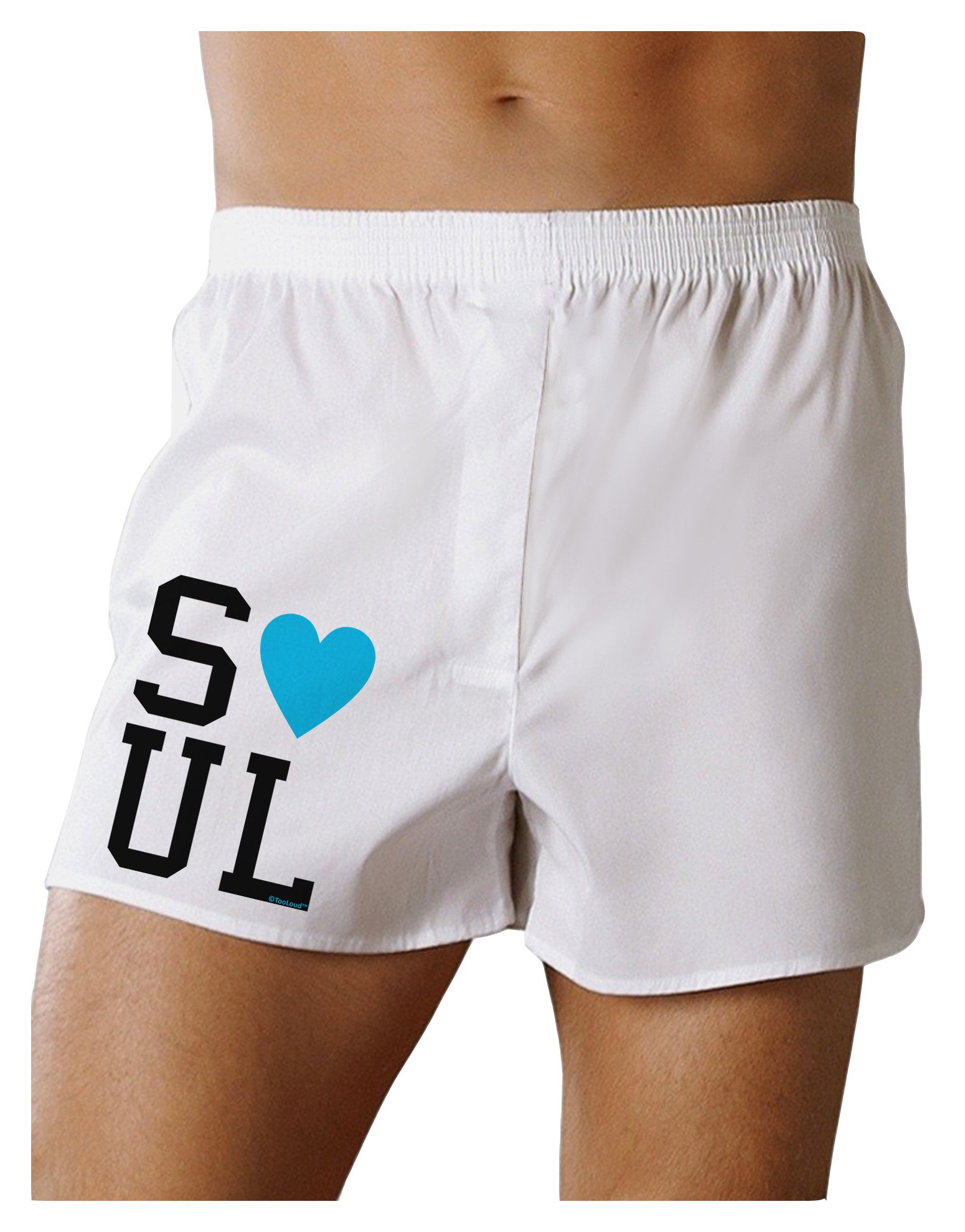 Matching Soulmate Design - Soul - Blue Boxer Shorts by TooLoud-Boxer Shorts-TooLoud-White-Small-Davson Sales