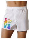 Peace and Love - Peace Heart Love Boxer Shorts-Boxer Shorts-TooLoud-White-Small-Davson Sales