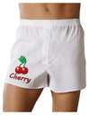 Cherry Text Boxer Shorts-Boxer Shorts-TooLoud-White-XX-Large-Davson Sales