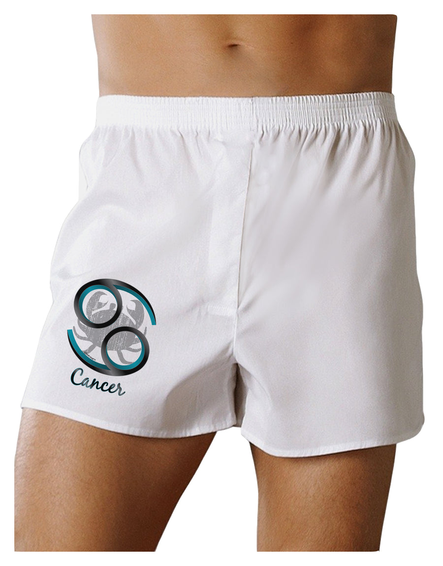 Cancer Symbol Boxer Shorts-Boxer Shorts-TooLoud-White-Small-Davson Sales