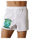 Save the Planet - Earth Boxer Shorts-Boxer Shorts-TooLoud-White-Small-Davson Sales