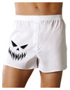 Scary Evil Jack O' Lantern Pumpkin Face Boxer Shorts-Boxer Shorts-TooLoud-White-Small-Davson Sales