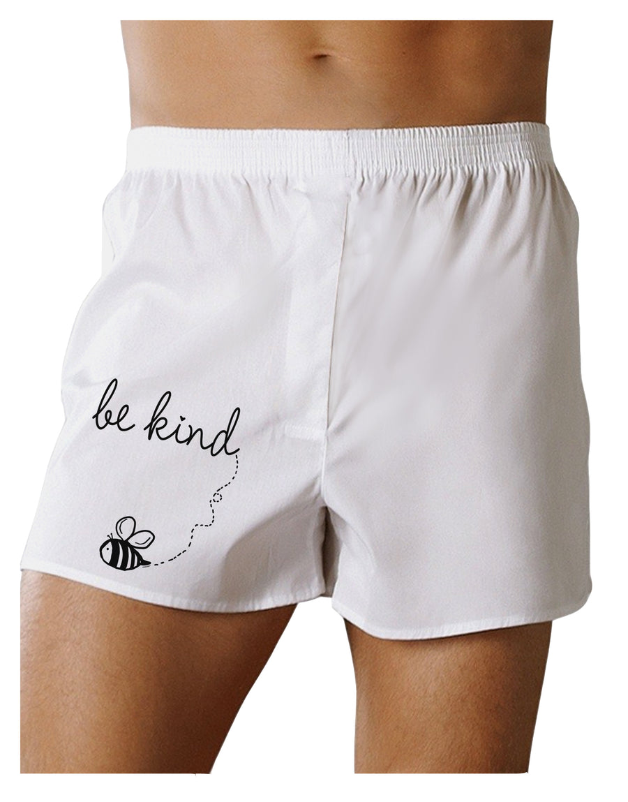 TooLoud Be Kind Boxers Shorts-Mens Boxers-TooLoud-White-Small-Davson Sales