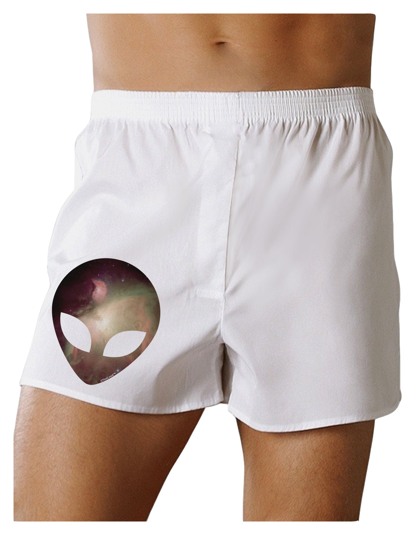 Extraterrestrial Face - Space #2 Boxer Shorts by TooLoud-Boxer Shorts-TooLoud-White-Small-Davson Sales