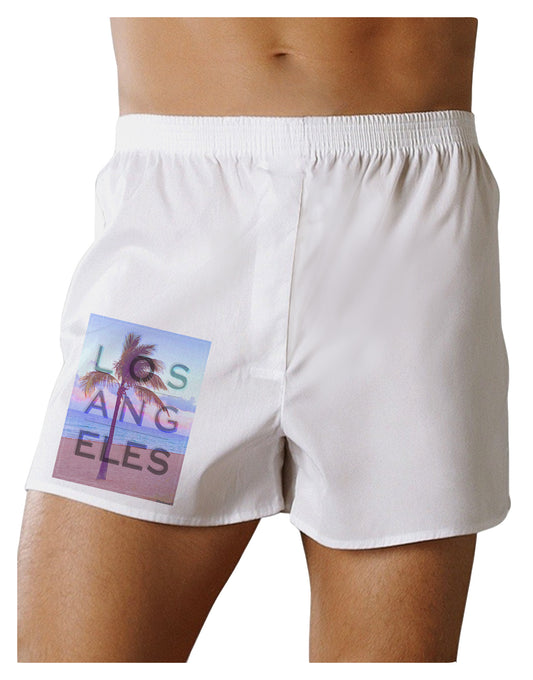 Los Angeles Beach Filter Boxer Shorts-Boxer Shorts-TooLoud-White-Small-Davson Sales