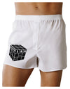 Autism Awareness - Cube B & W Boxer Shorts-Boxer Shorts-TooLoud-White-Small-Davson Sales