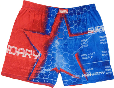 Captain America Legendary Boxer&#44; Captain America Boxers-Boxer Shorts-Marvel-Small-Davson Sales