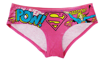 Supergirl POW Hipster Women's Underwear-Women's Panties-Briefly Stated-Medium-Davson Sales