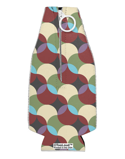 Geometric Abstract AOP Collapsible Neoprene Bottle Insulator All Over Print by TooLoud-TooLoud-White-Davson Sales