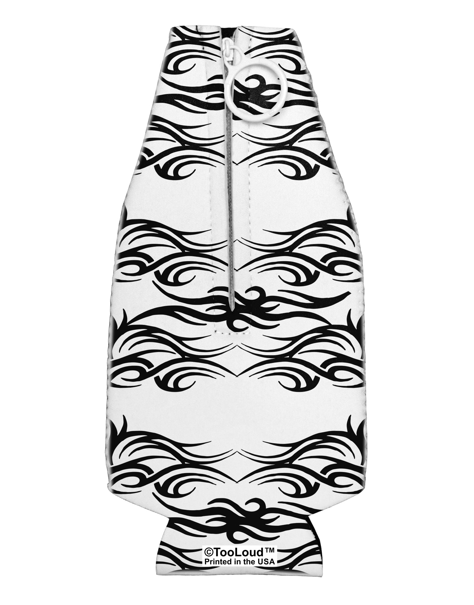 Tribal Pattern AOP Collapsible Neoprene Bottle Insulator All Over Print by TooLoud-TooLoud-White-Davson Sales