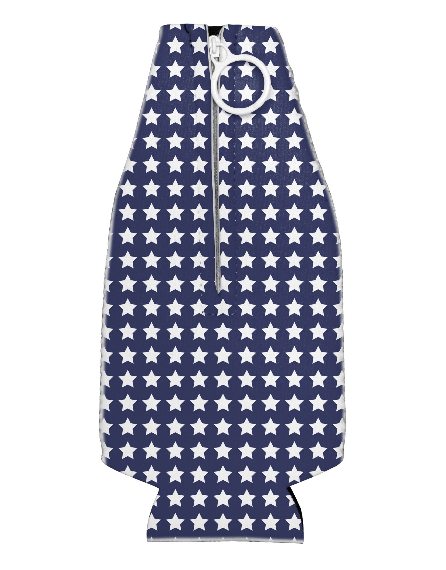 Americana Stars Pattern Collapsible Neoprene Bottle Insulator All Over Print-Bottle Insulator-TooLoud-White-Davson Sales
