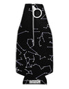 Constellations Black All Over Collapsible Neoprene Bottle Insulator All Over Print-Bottle Insulator-TooLoud-White-Davson Sales