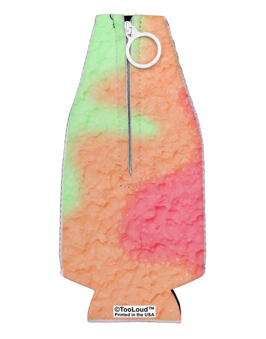 Rainbow Sherbet Collapsible Neoprene Bottle Insulator All Over Print by TooLoud-Bottle Insulator-TooLoud-White-Davson Sales